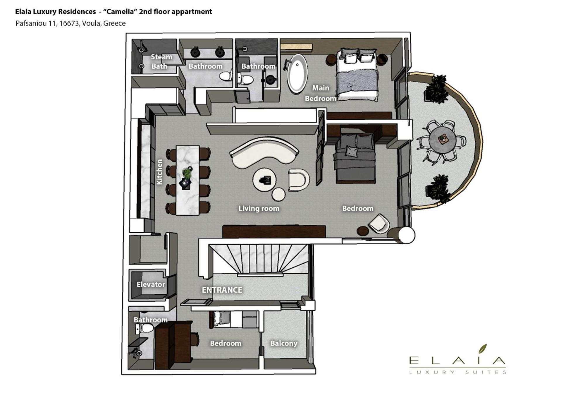 Elaia Luxury Residences Atenas Exterior foto